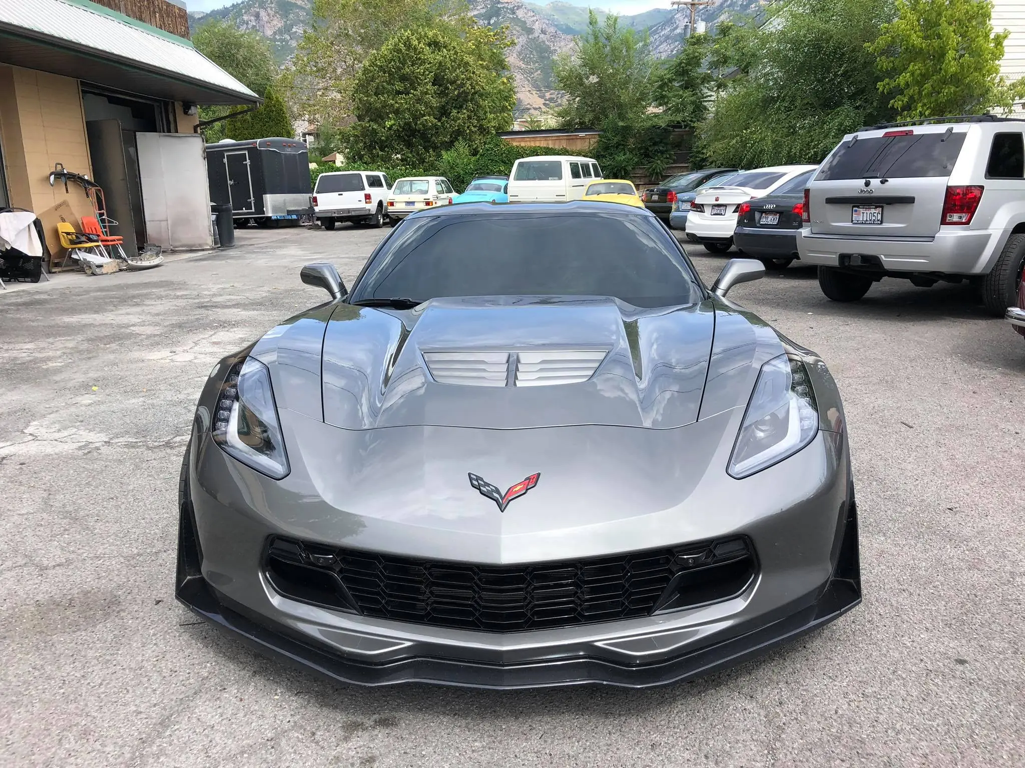Grey Corvette tint