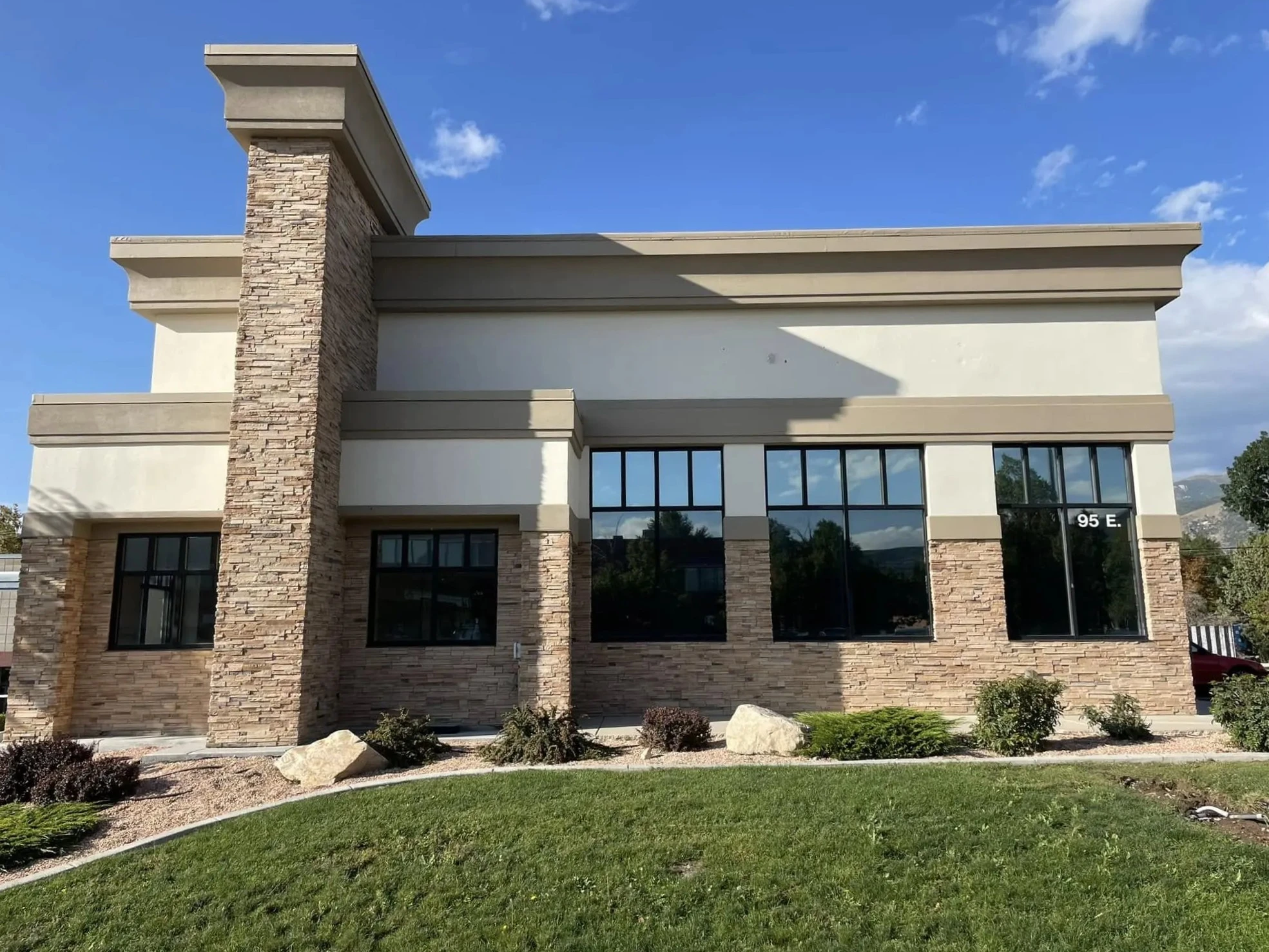 Office storefront window tint