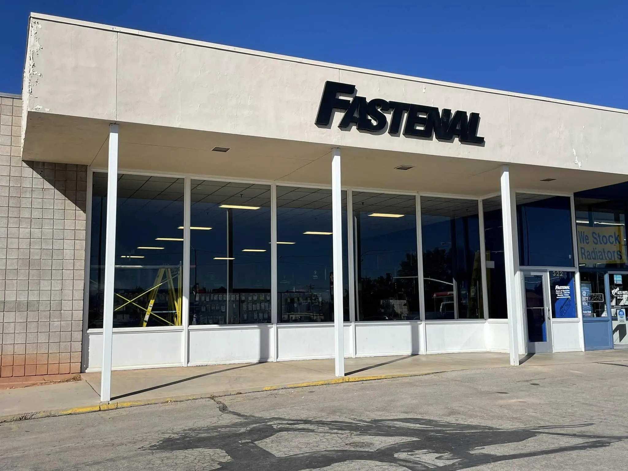 Fastenal storefront window tint