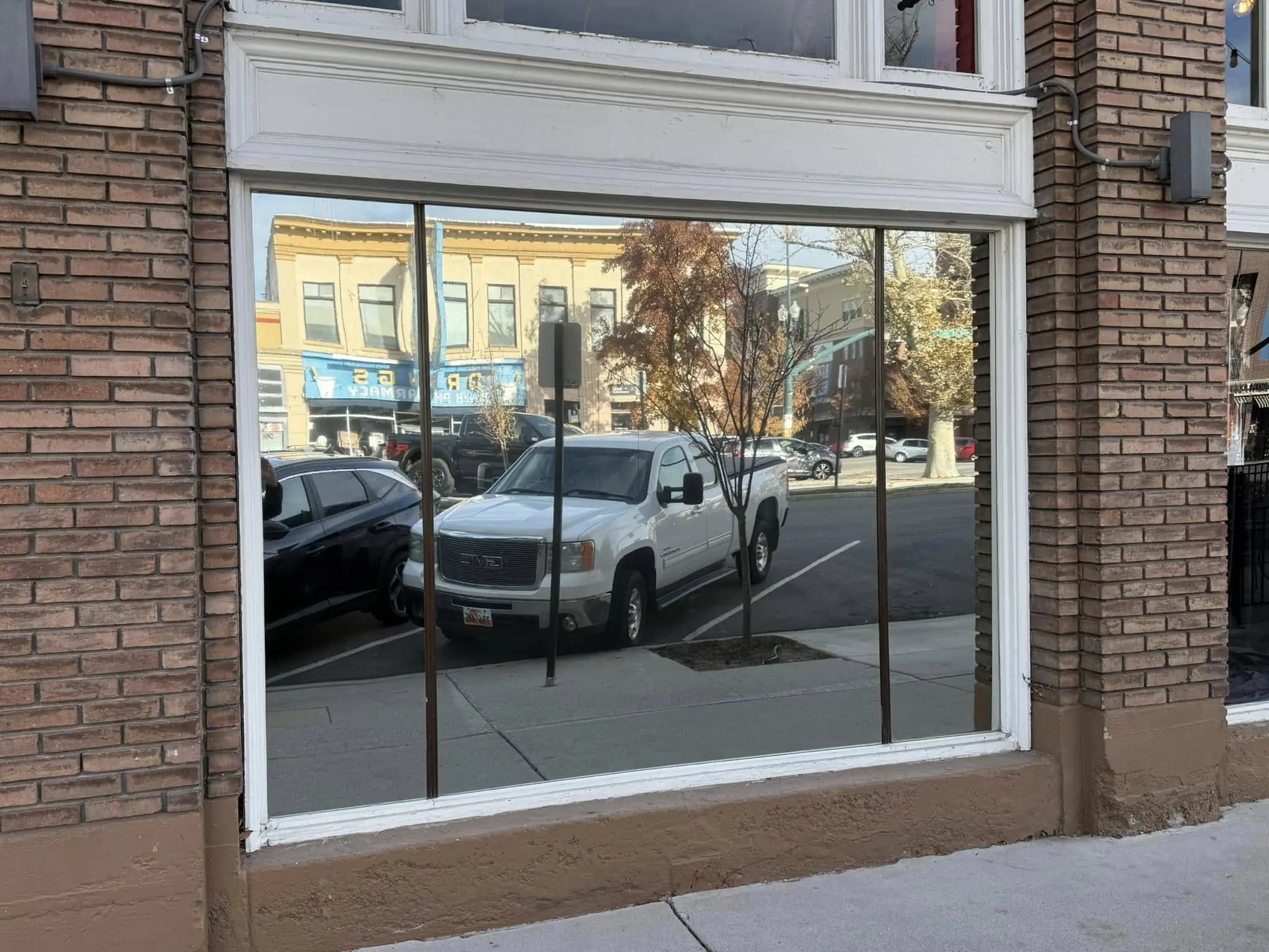 Commercial privacy window film