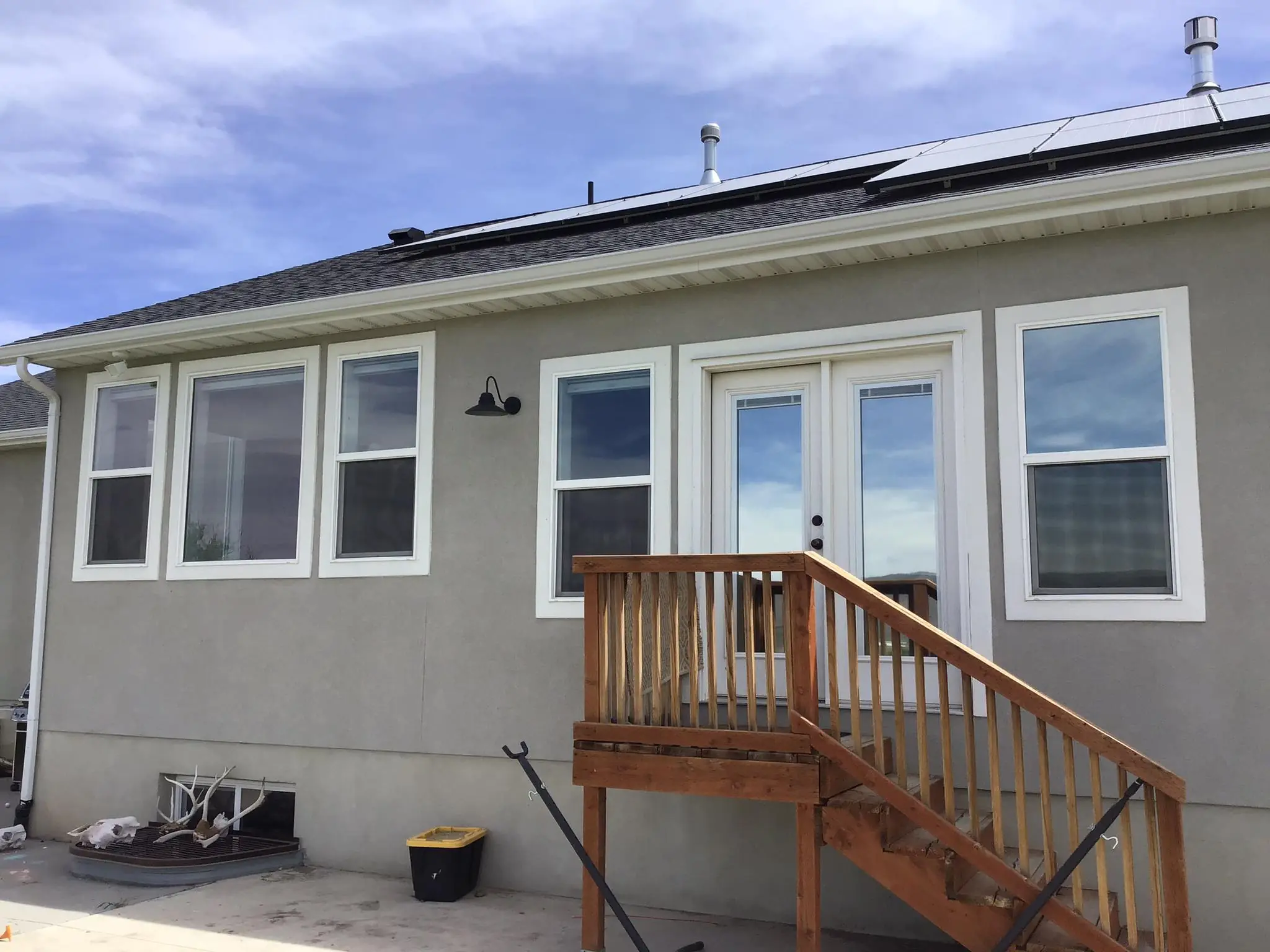 Back door residential window film
