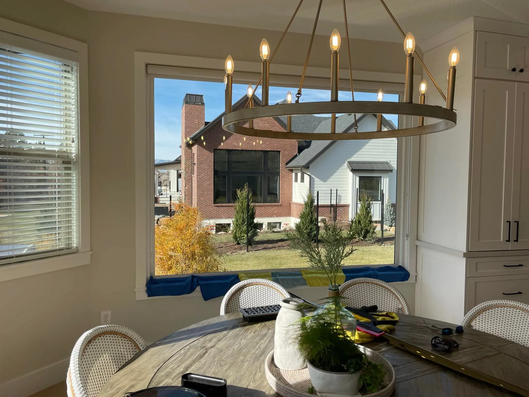 Dining area residential window film