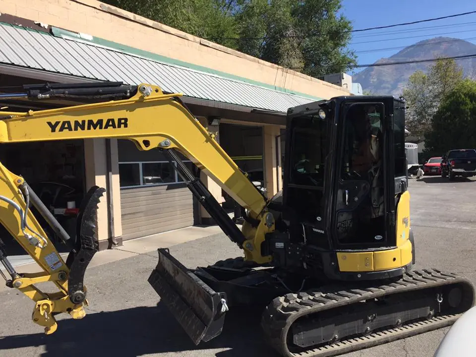 Heavy equipment cab tint