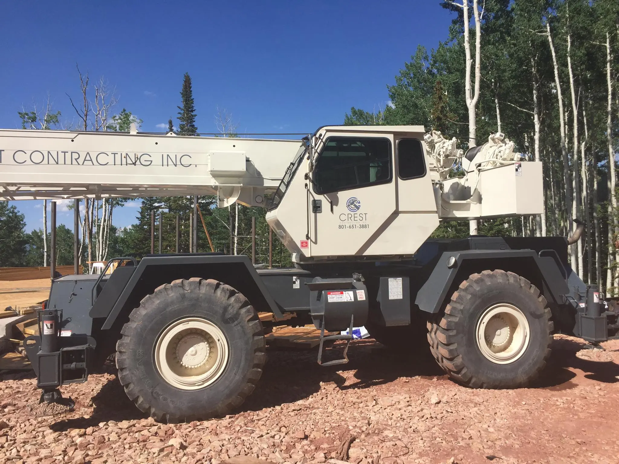 Heavy equipment glass tint